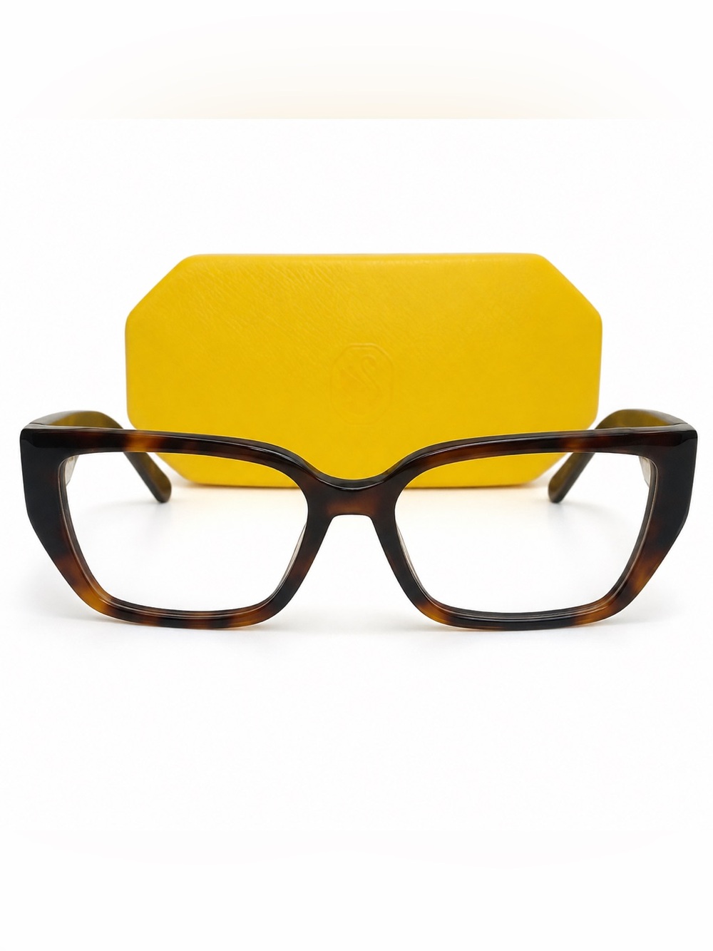 NEW Swarovski CRYSTAL Havana Tortoiseshell Crystal-Embellished Women's Glasses - Picture 4 of 4